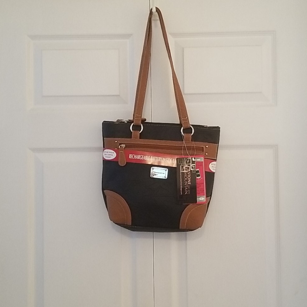 Stone Mountain Purse With Rechargeable Battery